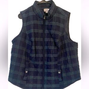 Craft and Barrow Plaid Vest